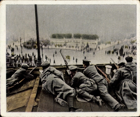 Collector's picture The post-war period No. 12, December 1918, Christmas 1918, guard regiment loyal to the government