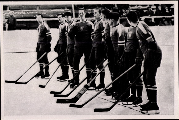 Collection picture Olympia 1936, US American ice hockey team