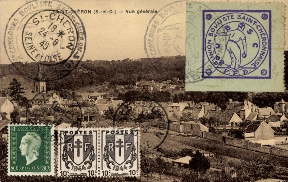 Ansichtkaart Saint Chéron Essonne, algemeen beeld
