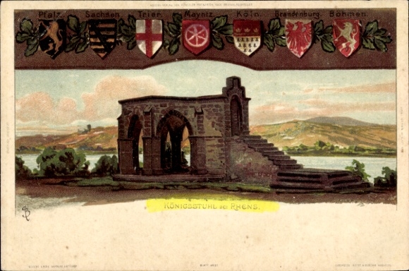 Artysta herbowy lito Bilsey, Rhens am Rhein, Königsstuhl