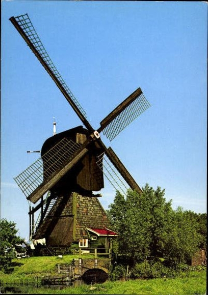 10 alte Ak Windmühlen, diverse Ansichten