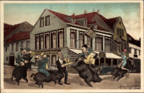 Artist PC Adenau in the Eifel, hotel to the wild pig
