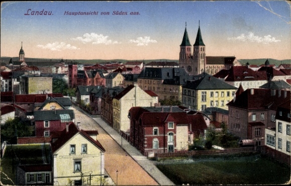 PC Landau in the Palatinate, panorama
