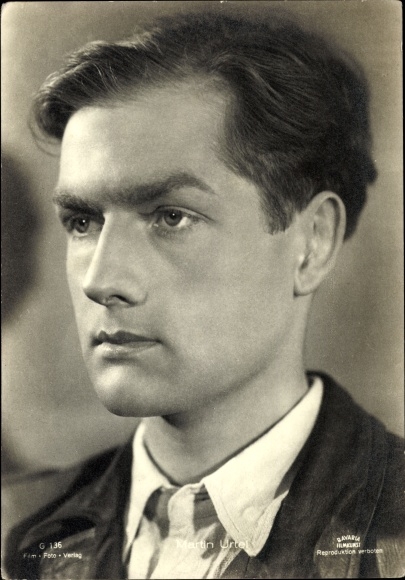 Postcard Actor Martin Urtel, Portrait, Film Photo Verlag G 136