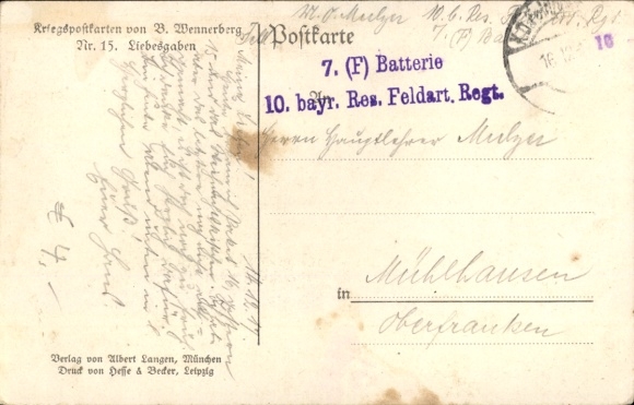 Artist Postcard Wennerberg, Bruno, Love Gifts, Women with Packages in the Post Office