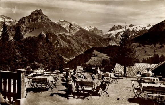 KP Engelberg Szwajcaria, w Waldhaus Gerschnialp z Hahnen, Schloßberg i Spannörter