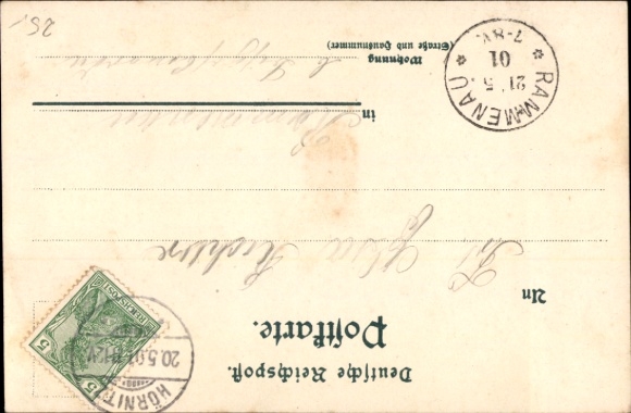 litho Hörnitz Oberlausitz, Berggasthof Koitsche
