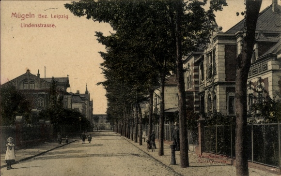 Ak Mügeln in Sachsen, Lindenstraße