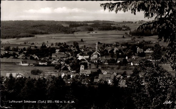 Postcard Schönsee Oberpfalz, general view
