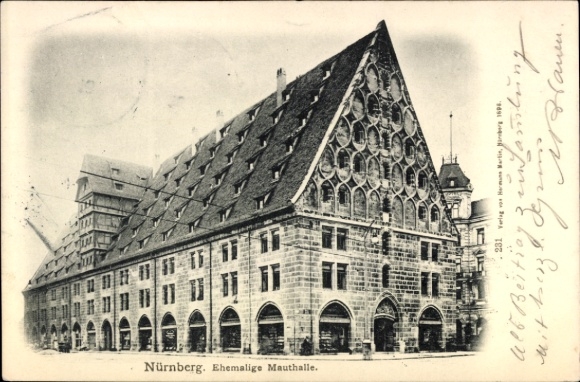 Ak Nürnberg, Ehemalige Mauthalle,