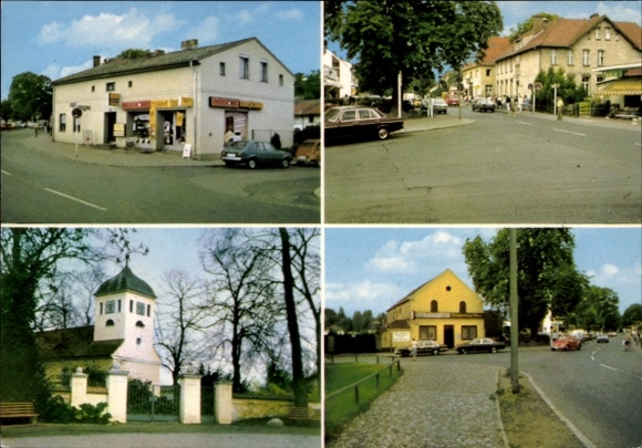 Ak Berlin Spandau Kladow, Dorfplatz