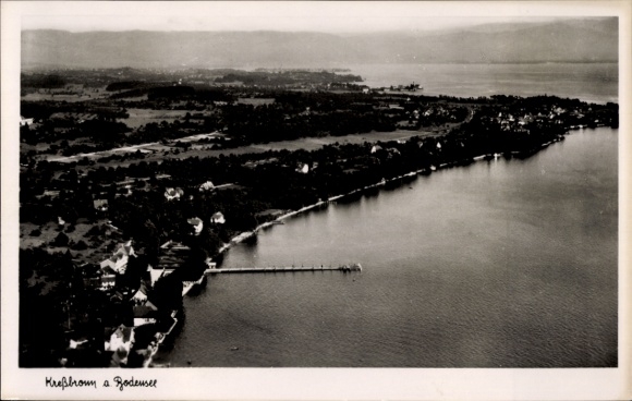 Postcard Kressbronn am Bodensee, aerial photograph