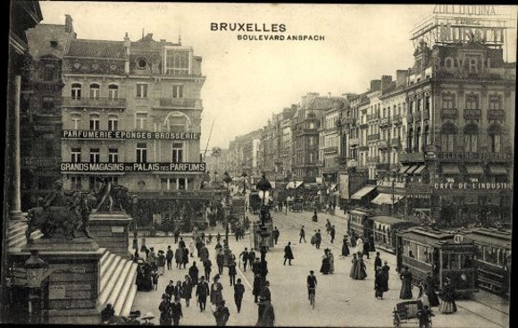 9 old PCs Brussels, Bruxelles, various views