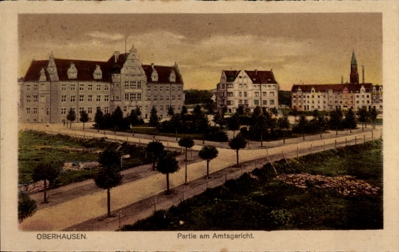Ak Oberhausen Rhein, Amtsgericht