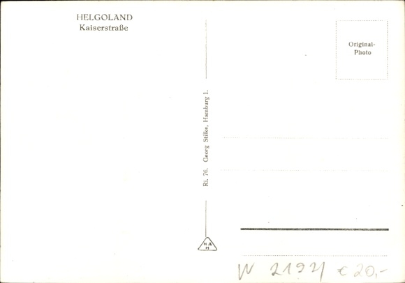 North Sea island of Heligoland, Kaiserstraße, shops