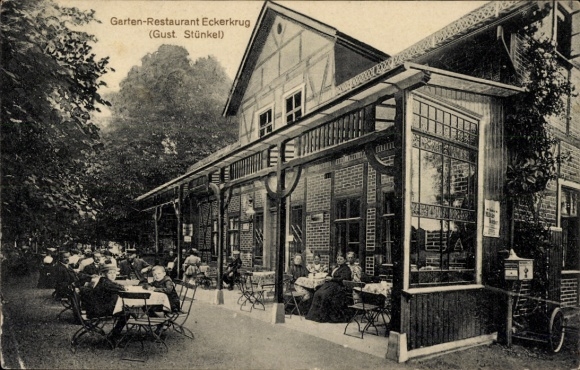 Ak Stapelburg in de Harz, herberg Eckerkrug