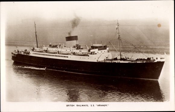 Ak Stoomschip SS Arnhem, British Railways