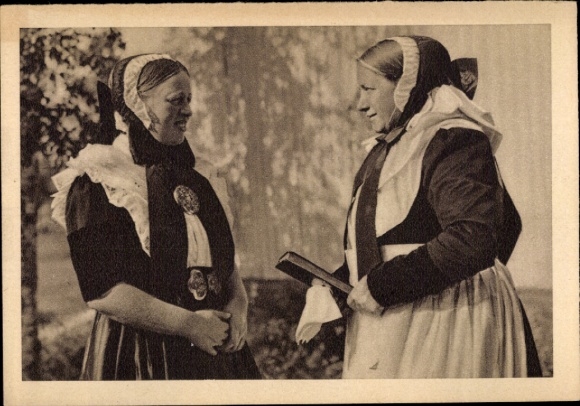 KP Sittensen w Dolnej Saksonii, kostium żałobny z Geest, WHW