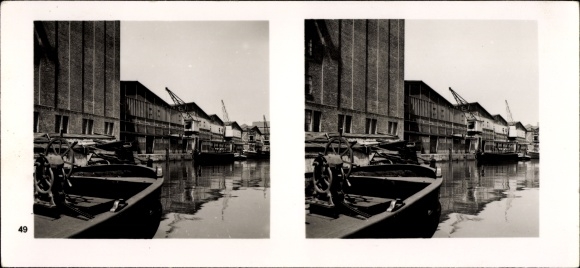 Stereo spatial image &quot;The NS model companies&quot;, III 49, No. 359, Harburger Ölwerke Brinckman Mergell