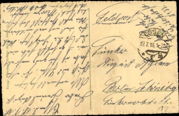 Judaika Postcard Essen in the Ruhr area, Synagogue