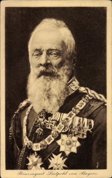 Postcard Prince Regent Luitpold of Bavaria, portrait