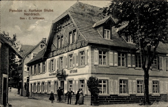 Ak Nordrach im Schwarzwald Baden, Pension und Kurhaus Stube, Inh. C. Wittmann