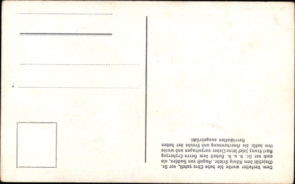 Song Postcard Günther, Anton, Don't forget your brother, Erzgebirge dialect No. 47