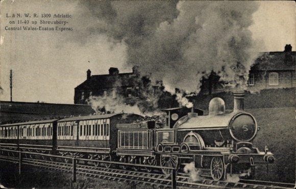 PC Shrewsbury Shropshire England, Central Wales-Euston Express