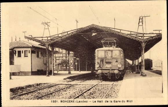 PC Morcenx Landes, train station, track side, railway