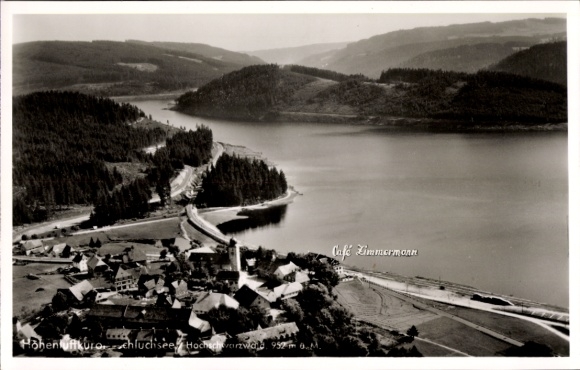 Ak Schluchsee im Schwarzwald, Fliegeraufnahme