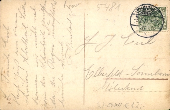 Ak Rech an der Ahr, Ort mit Johannisbrücke