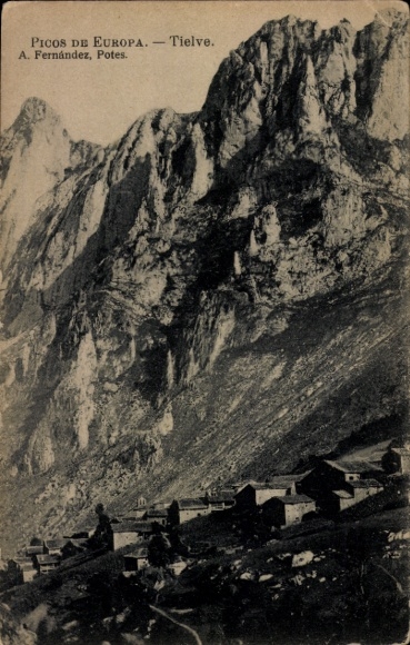 Ak Tielve Cabrales Asturië, algemeen beeld
