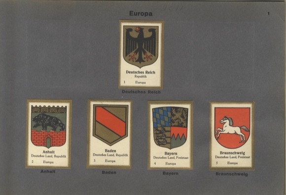 National coats of arms of all countries on earth bearing coats of arms Album I, collecting picture album Abdulla &amp; Co. Cigar