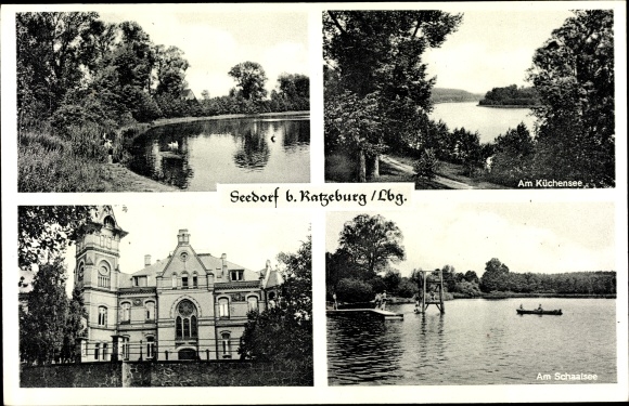 Postcard Seedorf bei Ratzeburg Lauenburg, Am Küchensee, Am Schaalsee