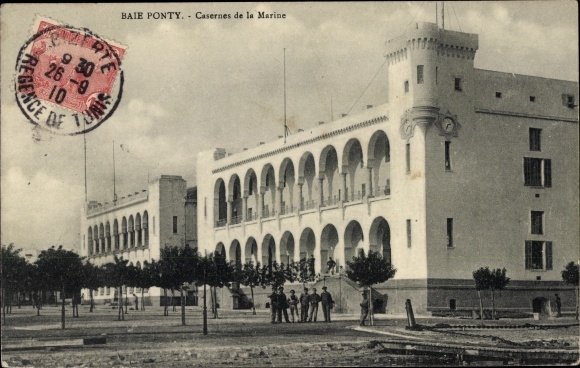 Postcard Tunesion, Ponty Bay, Marine Barracks