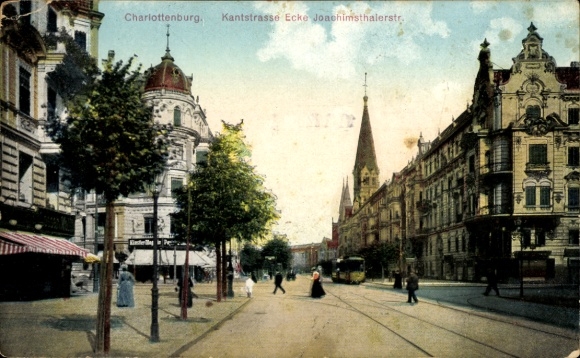 Ak Berlin Charlottenburg, Kantstraße Ecke Joachimsthalerstraße