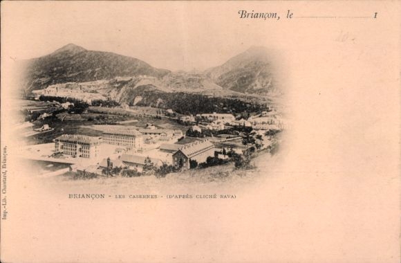 Ansichtkaart Briançon Briancon Hautes-Alpes, kazerne