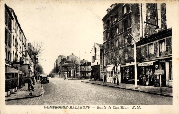 PC Montrouge Malakoff Hauts de Seine, Route de Chatillon
