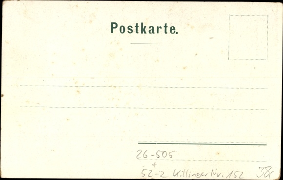 KP artysty Hass, Fritz, Zugspitze, piękno Eibsee, górskie twarze, Killinger no. 132