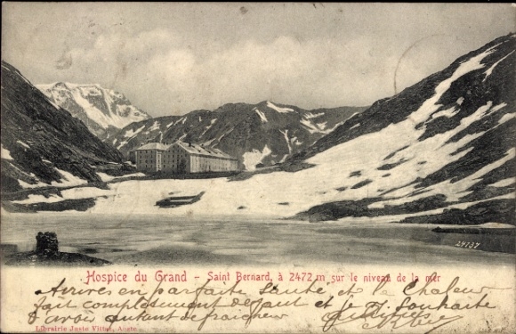 KP Bourg Saint Pierre Canton Valais Szwajcaria, Hospicjum Grand Saint Bernard