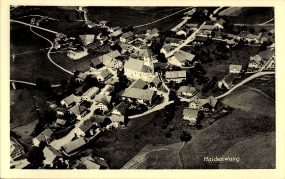KP Haldenwang w Oberallgäu, zdjęcie lotnicze