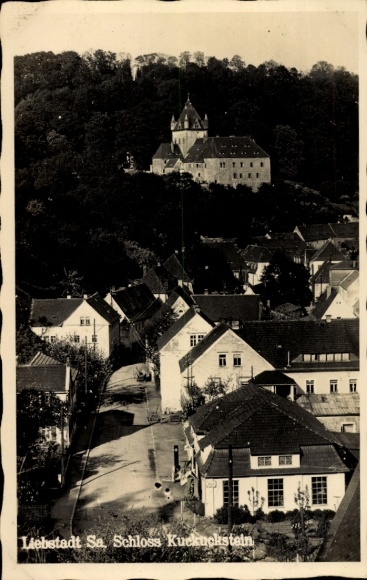 Photo Postcard Liebstadt Erzgebirge Saxony, Kuckuckstein Castle