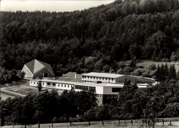 Ak Unterbernhards Hilders in de Rhön, familie vakantiehuis Michaelshof, buitenaanzicht