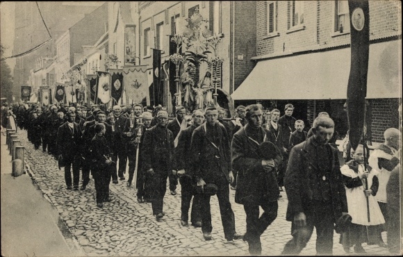 Postcard Kevelaer on the Lower Rhine, Procession Veghel 1906