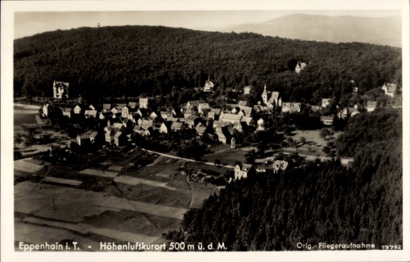 Postcard Eppenhain Kelkheim im Taunus, aerial photograph