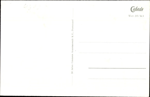 Postcard Wanne Eickel Herne in the Ruhr area, train station, thermal baths, main street, harbour