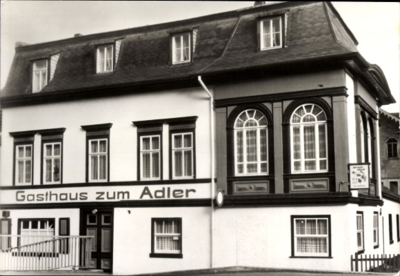 Ak Plaue in Thüringen, Gasthaus zum Adler
