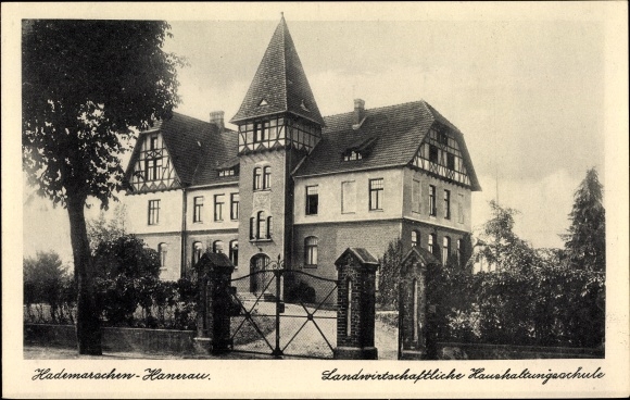 Ak Hanerau Hademarschen in Schleswig Holstein, Landwirtschaftliche Haushaltungsschule