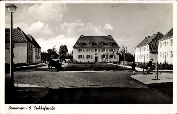 Postcard Lemwerder in Oldenburg, Eschhofstrasse