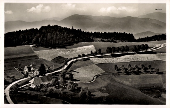 Postcard Schlechtbach Schopfheim in the Black Forest Baden, aerial photograph